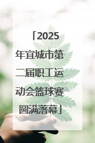 2025年宜城市第二届职工运动会篮球赛圆满落幕