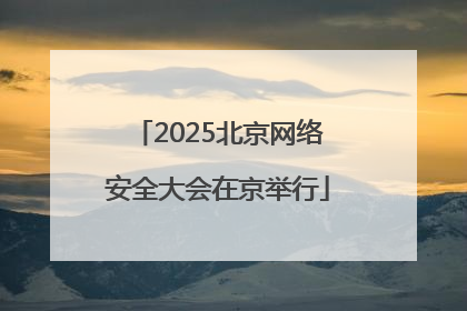 2025北京网络安全大会在京举行