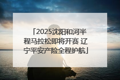 2025沈阳和河半程马拉松即将开赛 辽宁平安产险全程护航