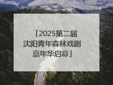 2025第二届沈阳青年森林戏剧嘉年华启幕