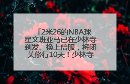 2米26的NBA球星文班亚马已在少林寺剃发、换上僧服，将闭关修行10天！少林寺回应：人在寺里