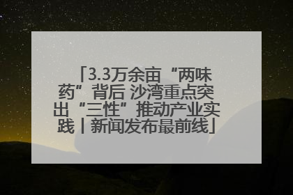 3.3万余亩“两味药”背后 沙湾重点突出“三性”推动产业实践丨新闻发布最前线