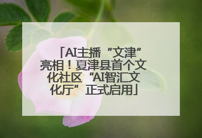 AI主播“文津”亮相！夏津县首个文化社区“AI智汇文化厅”正式启用